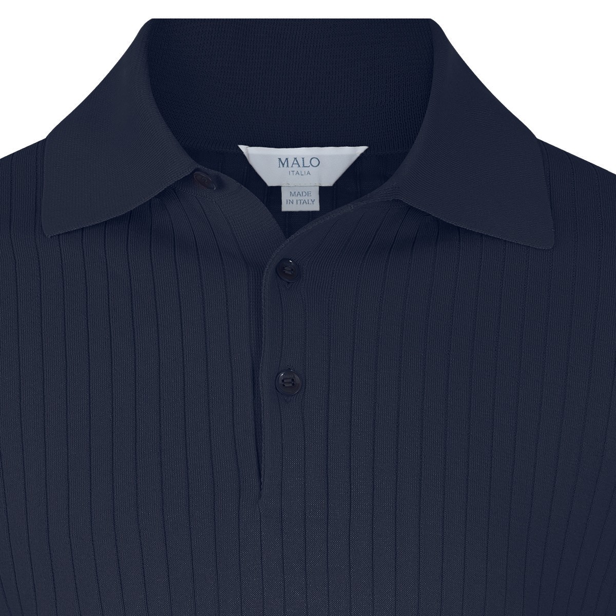 NAVY COTTON POLO SHIRT