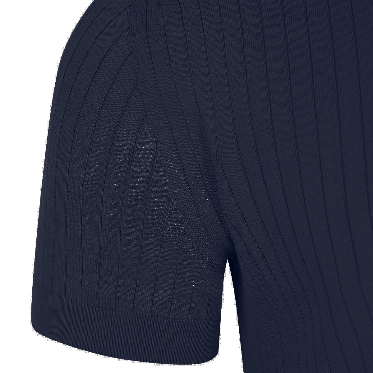 NAVY COTTON POLO SHIRT