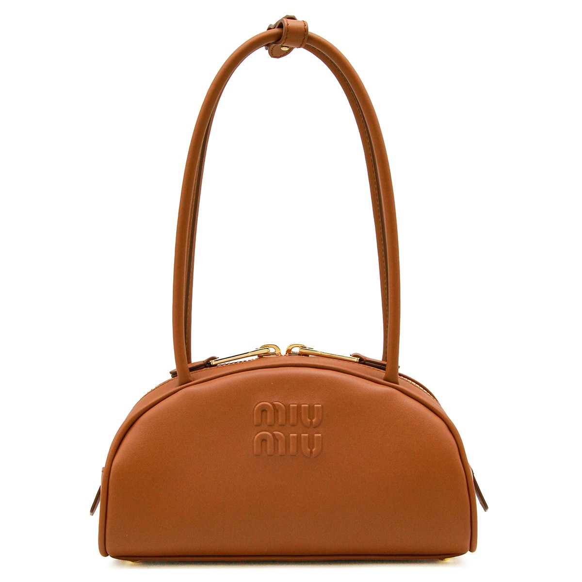 COGNAC LEATHER BEAU SHOULDER BAG