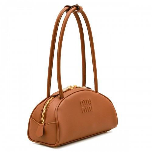 COGNAC LEATHER BEAU SHOULDER BAG