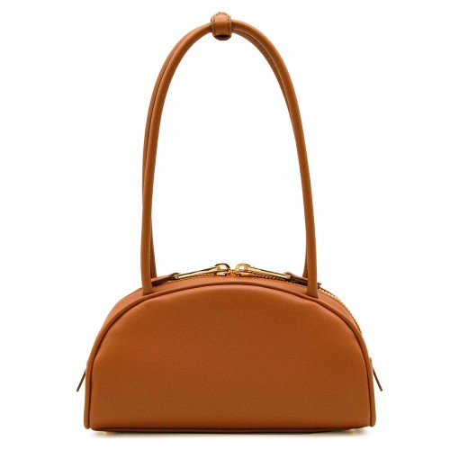 COGNAC LEATHER BEAU SHOULDER BAG