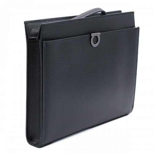 BLACK LEATHER POUCH