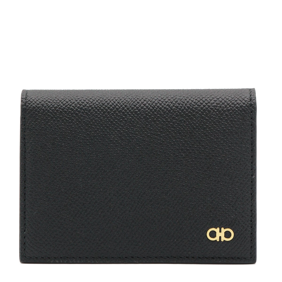 BLACK LEATHER CARD HOLDER