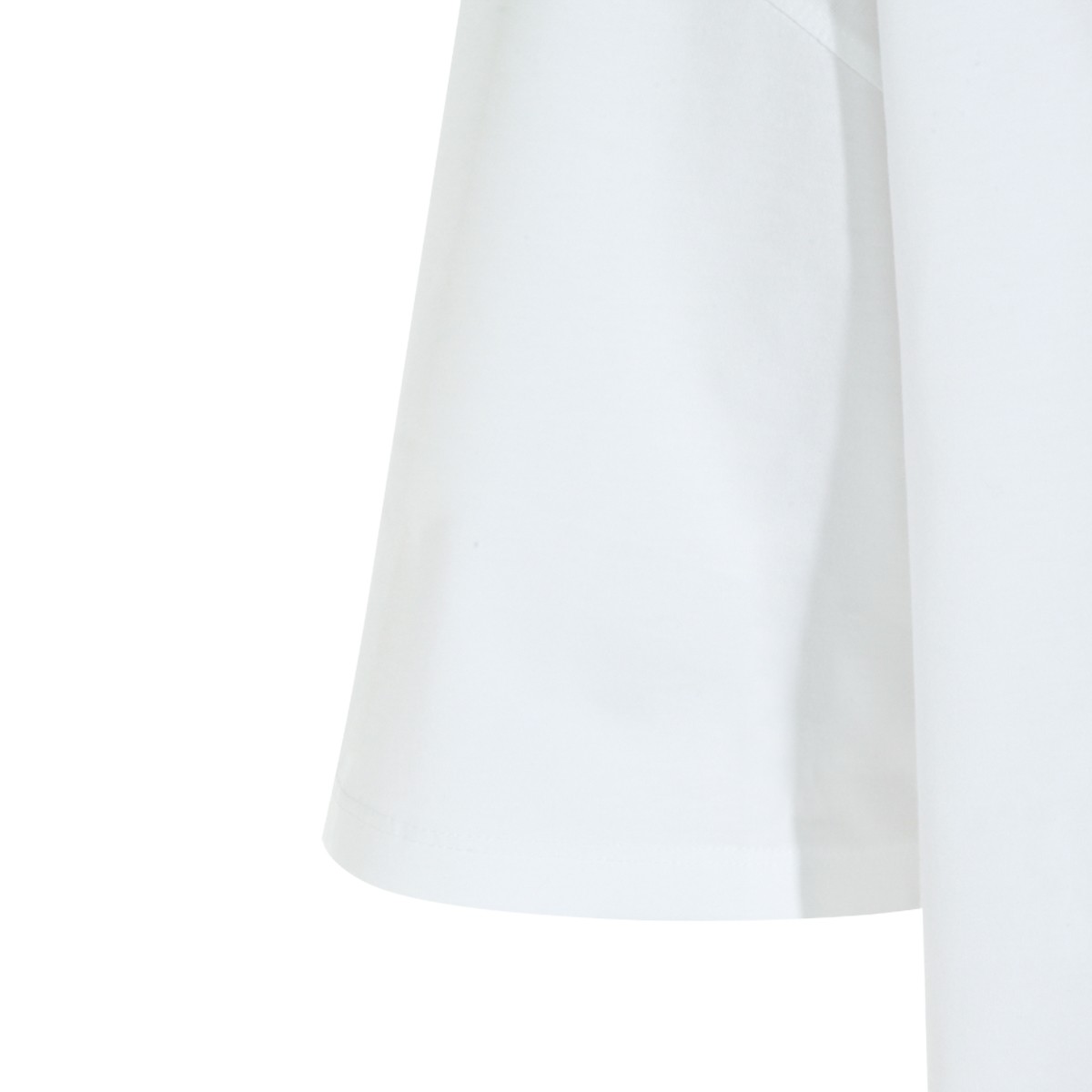 WHITE COTTON T-SHIRT