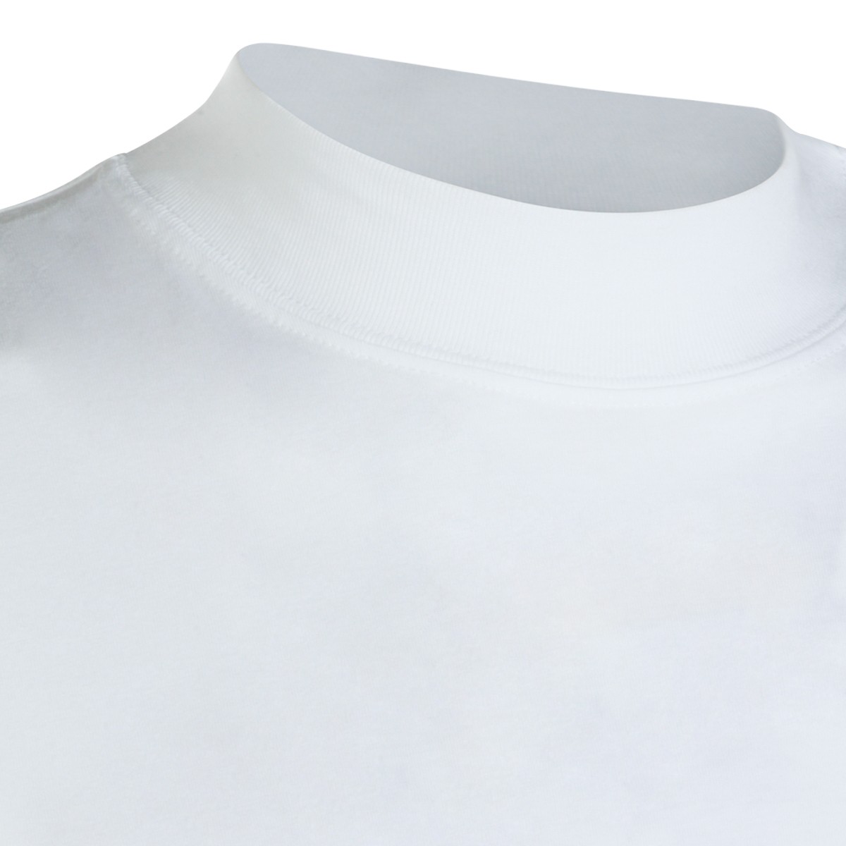 WHITE COTTON T-SHIRT