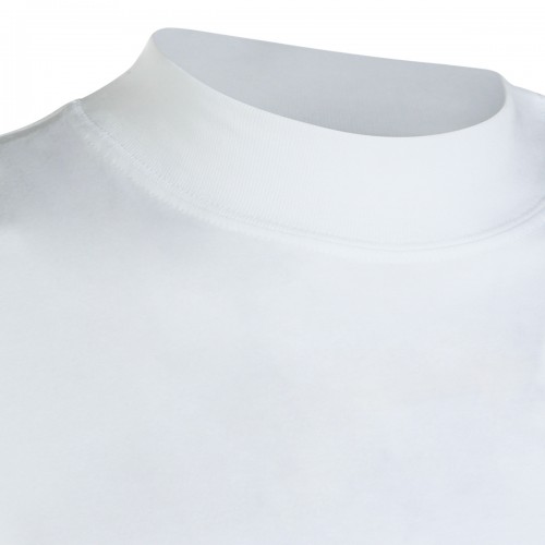 WHITE COTTON T-SHIRT