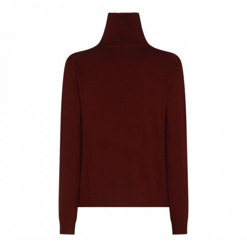 RED WOOL KNITWEAR