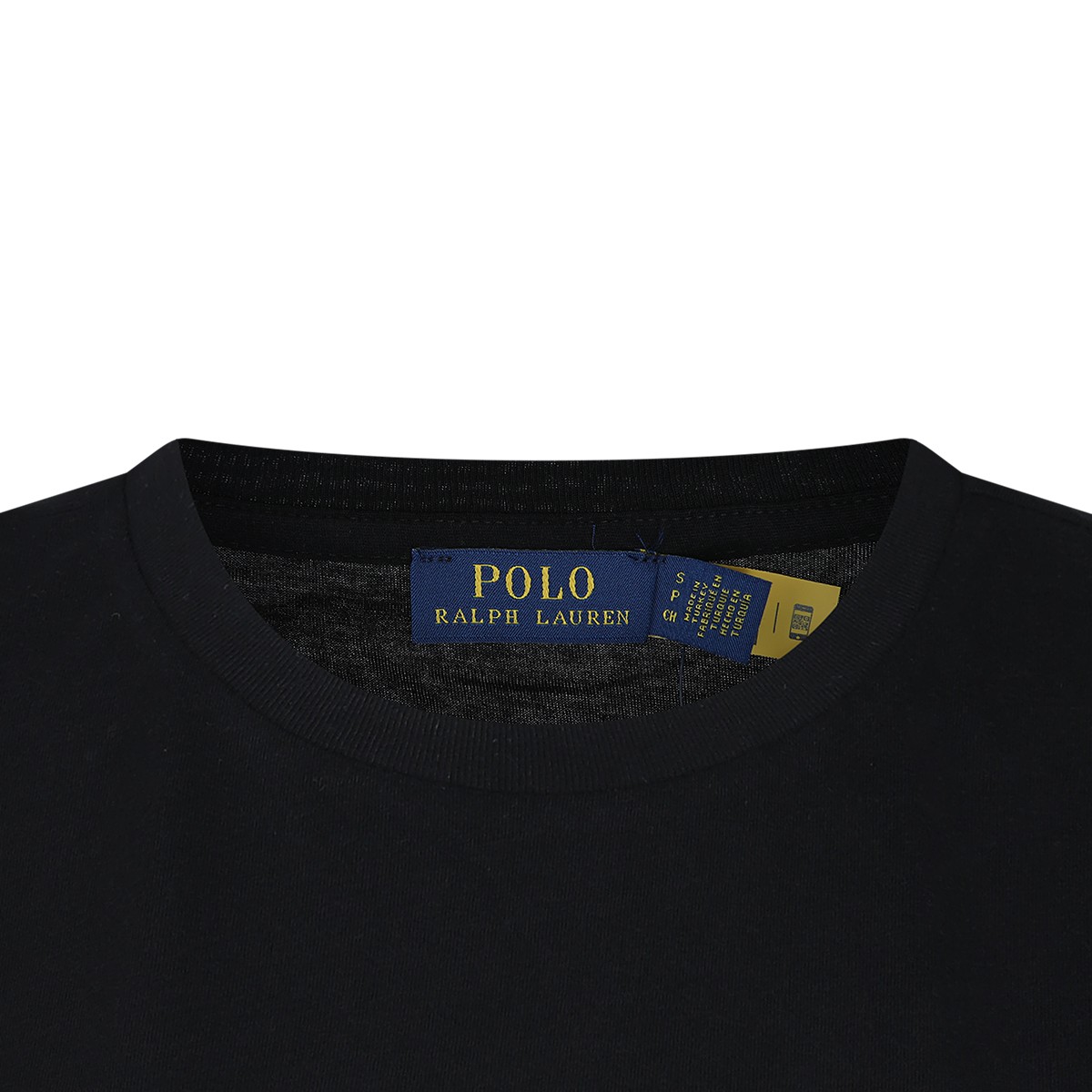 BLACK COTTON T-SHIRT