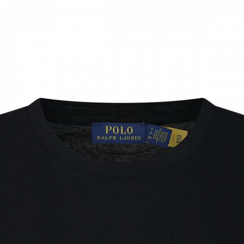 BLACK COTTON T-SHIRT