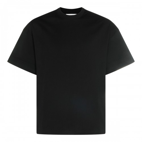 BLACK COTTON T-SHIRT