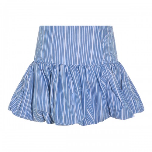 LIGHT BLUE COTTON SKIRT