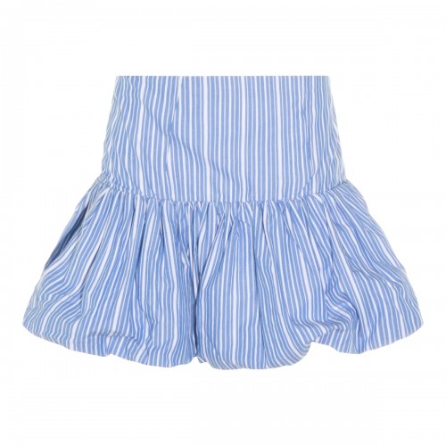 LIGHT BLUE COTTON SKIRT 2