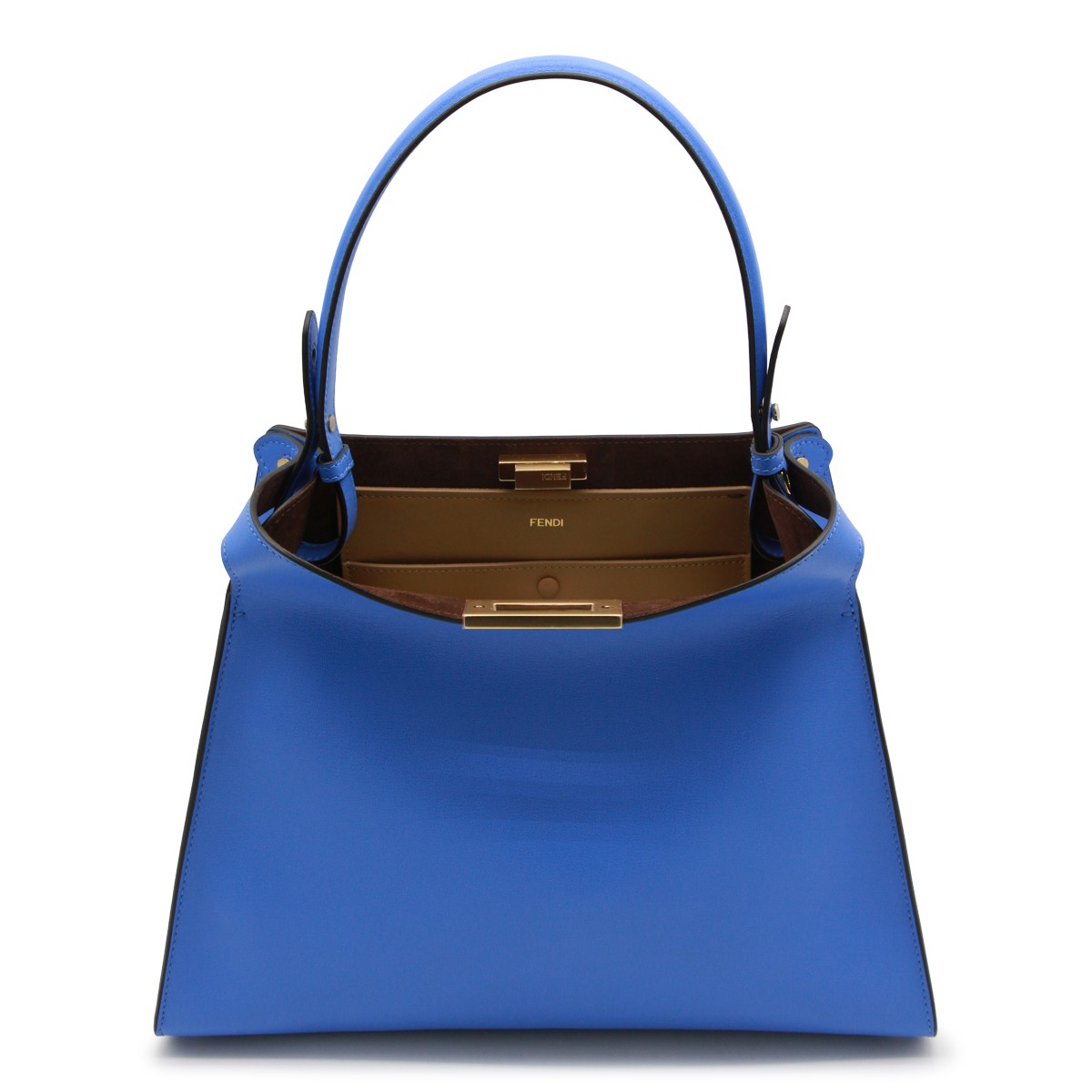 BLUE LEATHER FENDI WAY MEDIUM...