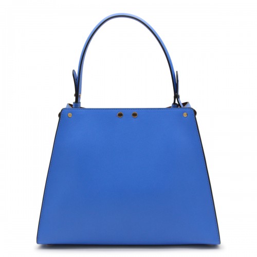 BLUE LEATHER FENDI WAY MEDIUM SHOULDER BAG