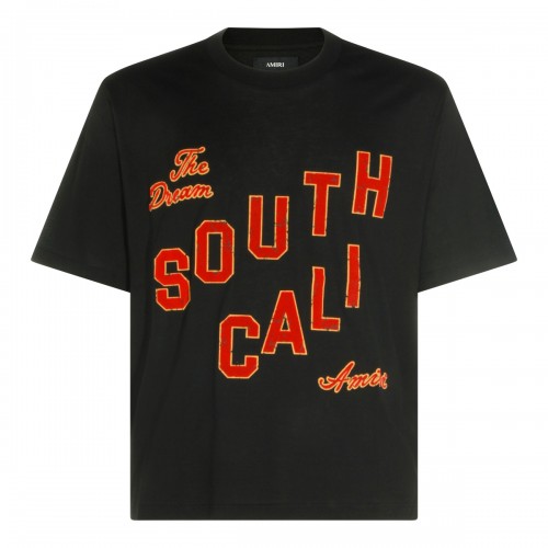 BLACK COTTON T-SHIRT