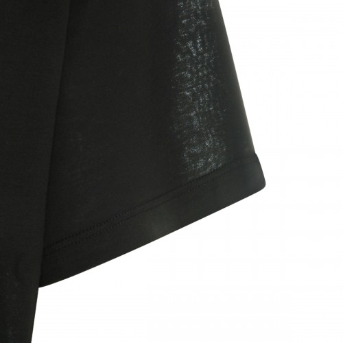 BLACK COTTON T-SHIRT