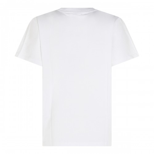 WHITE COTTON T-SHIRT