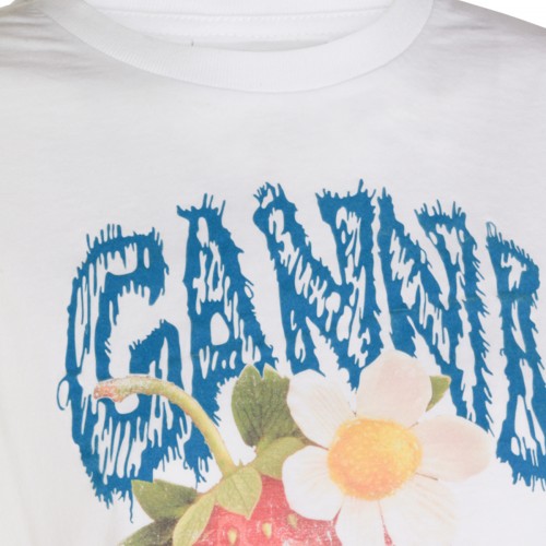 WHITE COTTON T-SHIRT