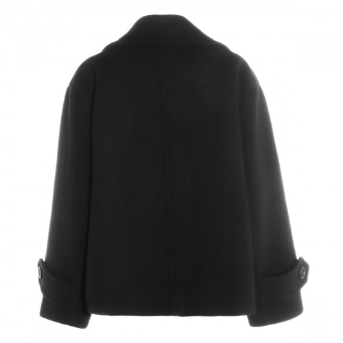 BLACK WOOL COAT 2