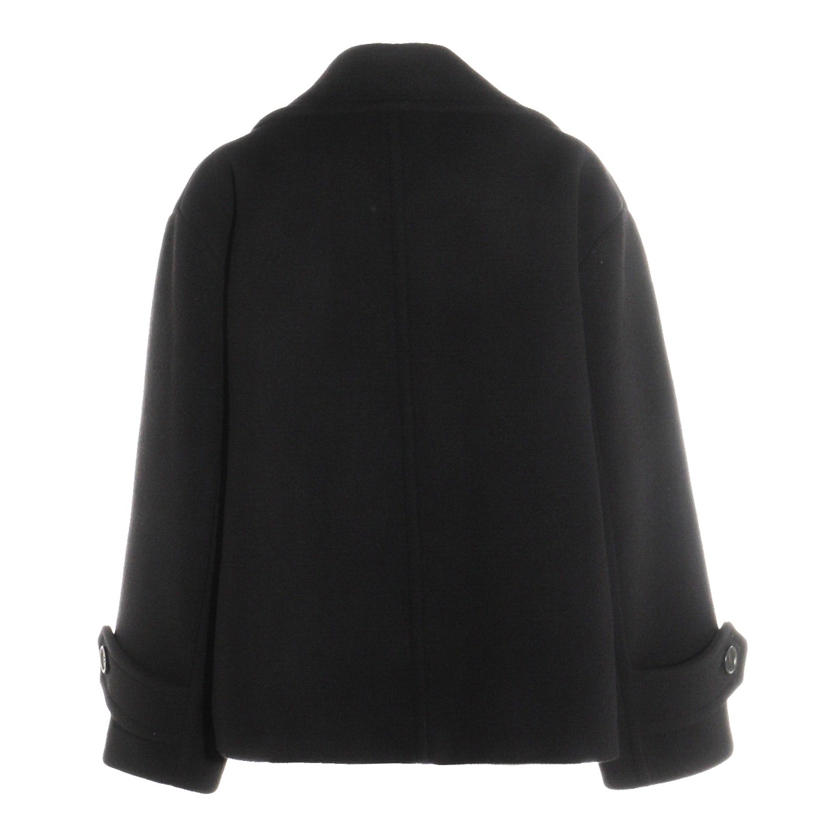 BLACK WOOL COAT