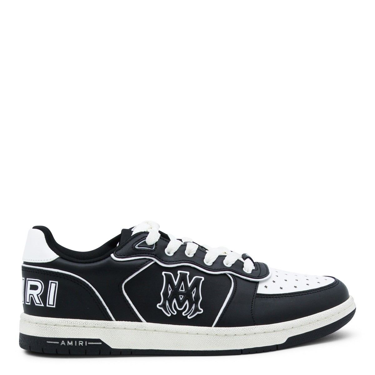BLACK LEATHER NEWPORT SNEAKERS