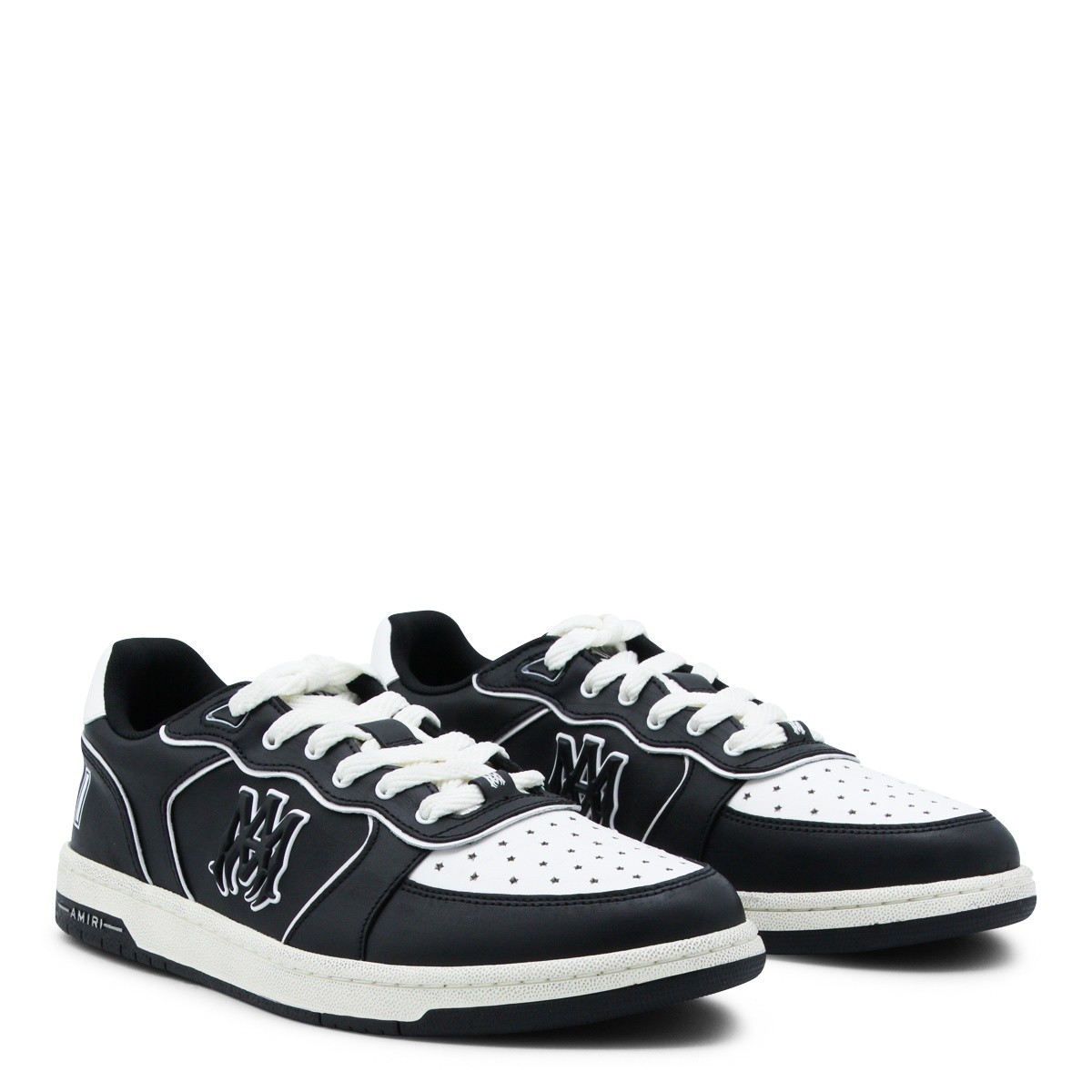 BLACK LEATHER NEWPORT SNEAKERS