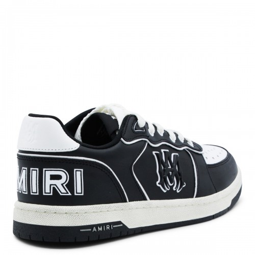BLACK LEATHER NEWPORT SNEAKERS