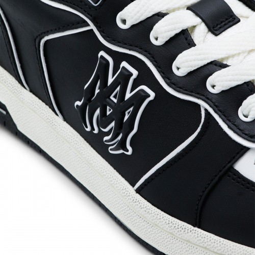 BLACK LEATHER NEWPORT SNEAKERS