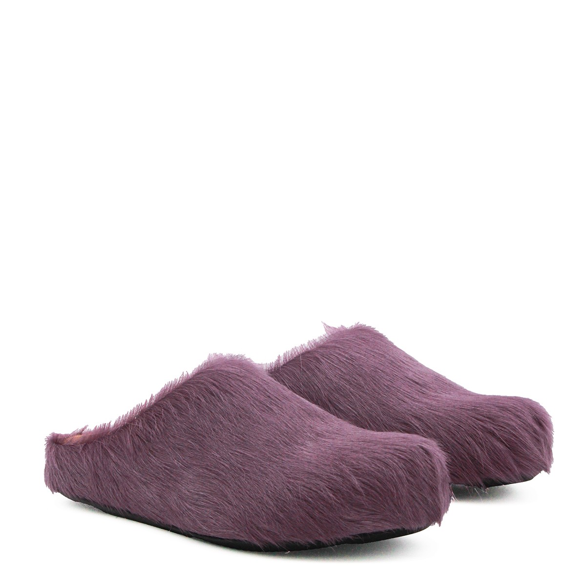 LILAC LEATHER FLATS