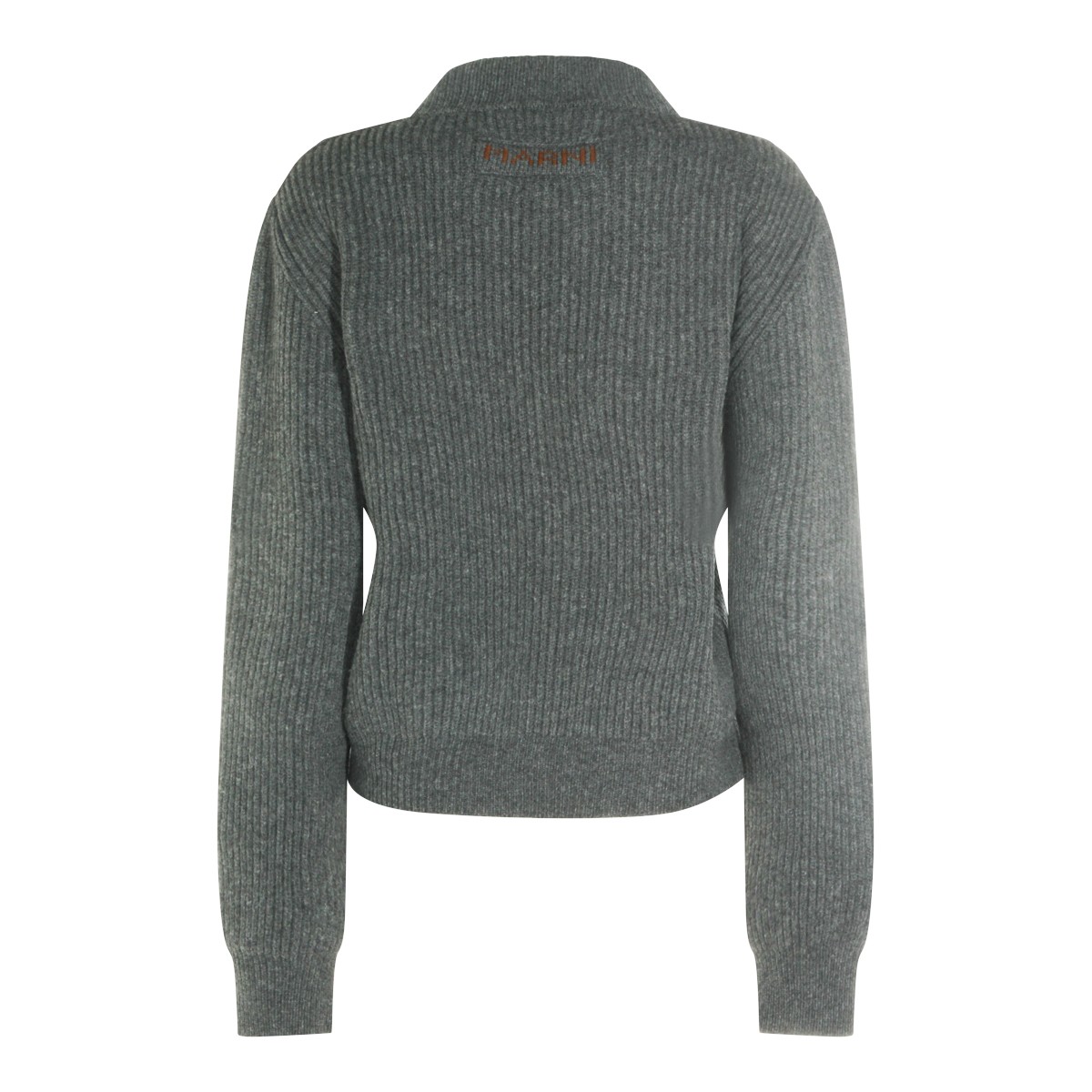 GREY WOOL KNITWEAR