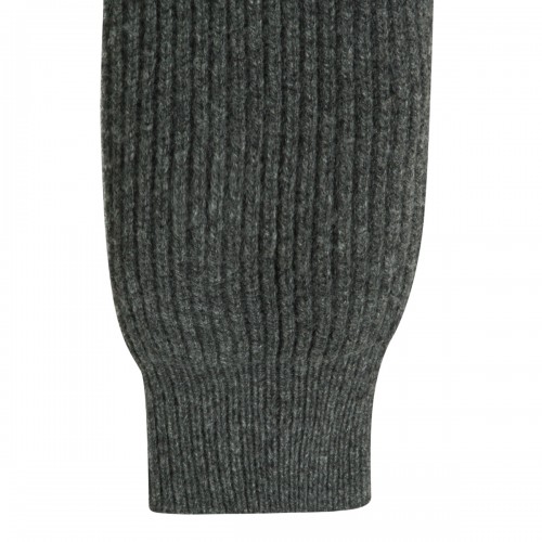 GREY WOOL KNITWEAR
