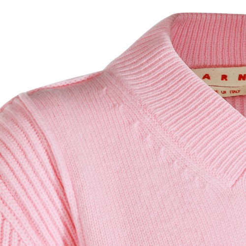 PINK WOOL KNITWEAR