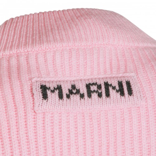 PINK WOOL KNITWEAR