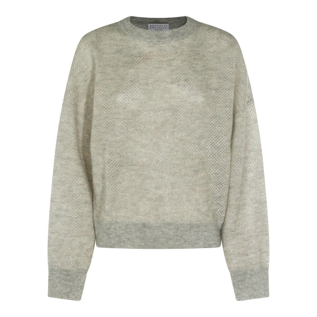 GREY WOOL KNITWEAR