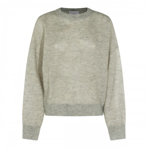GREY WOOL KNITWEAR