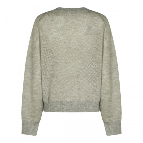 GREY WOOL KNITWEAR