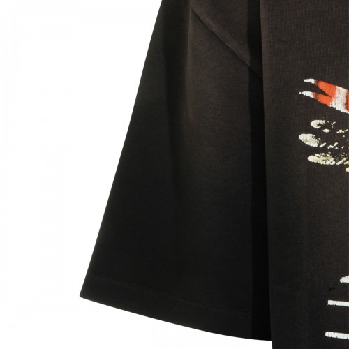 BLACK COTTON EAGLE VINT T-SHIRT