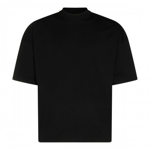BLACK COTTON T-SHIRT