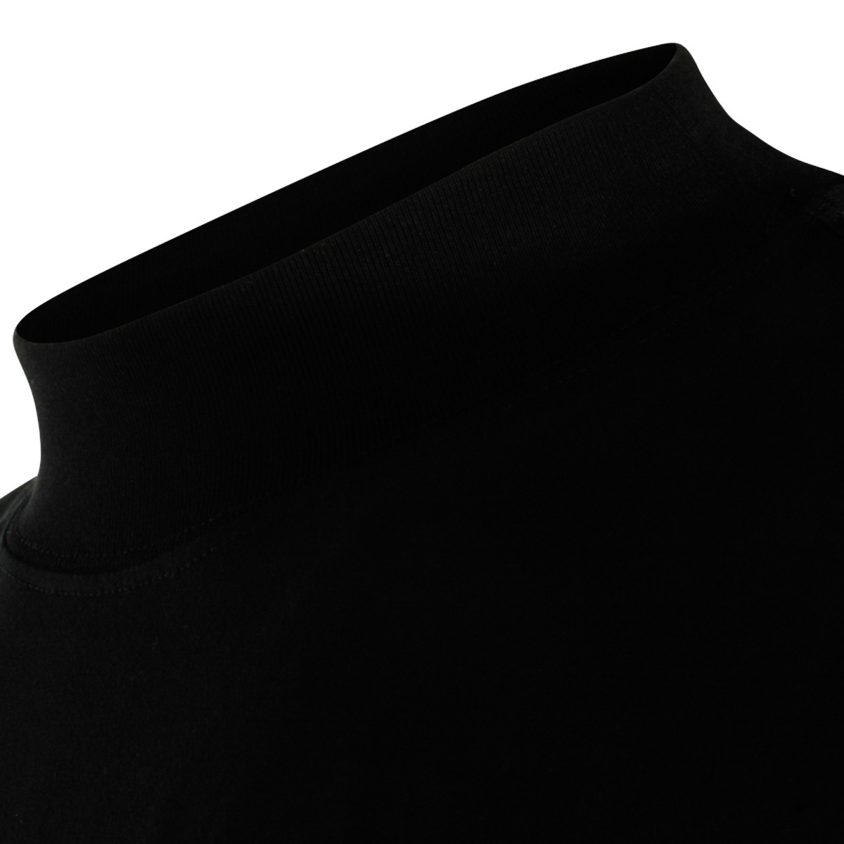 BLACK COTTON T-SHIRT