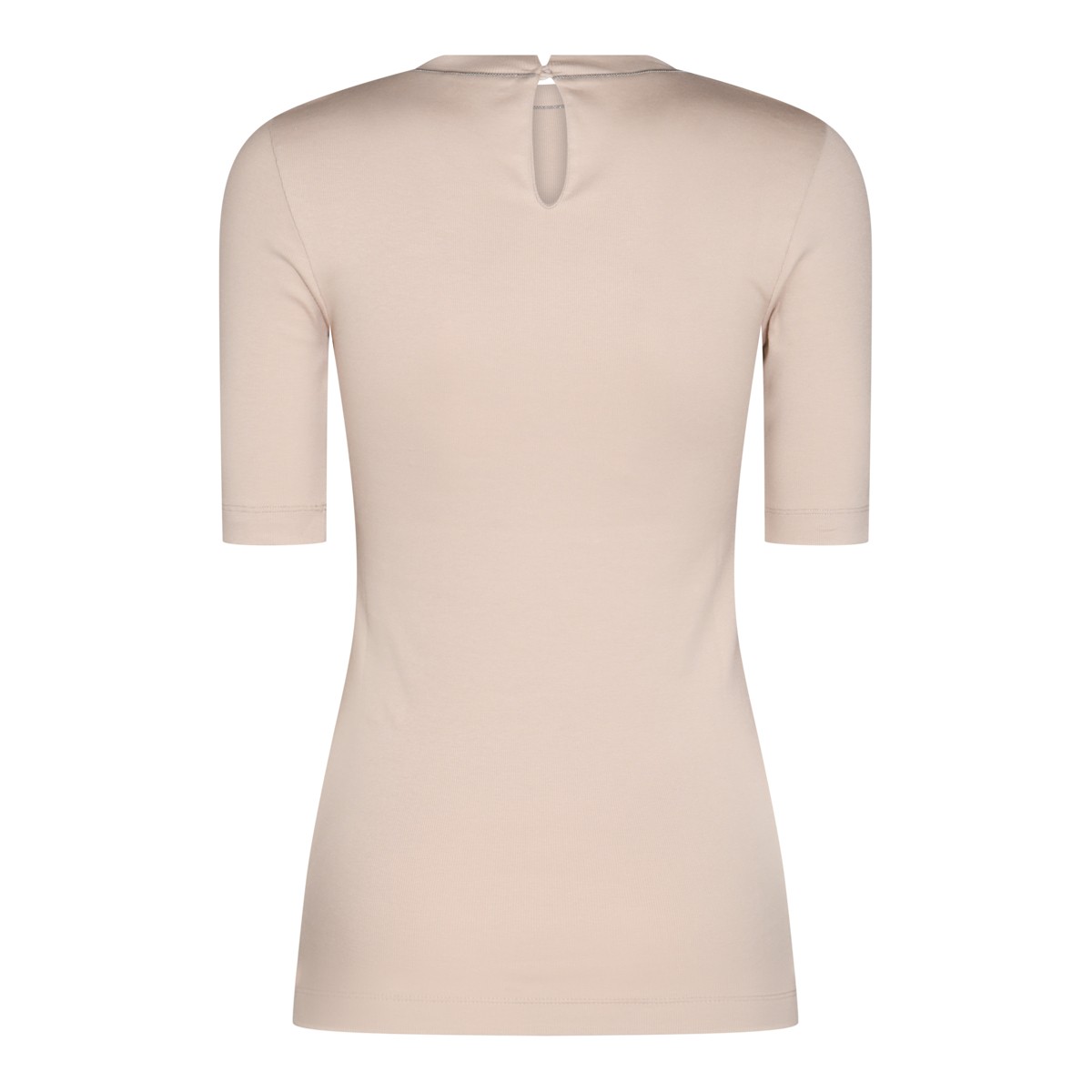 BEIGE COTTON KNITWEAR