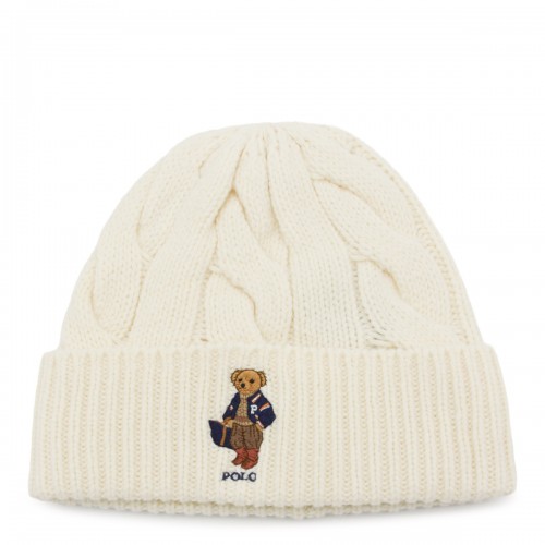 CREAM WOOL BEANIE
