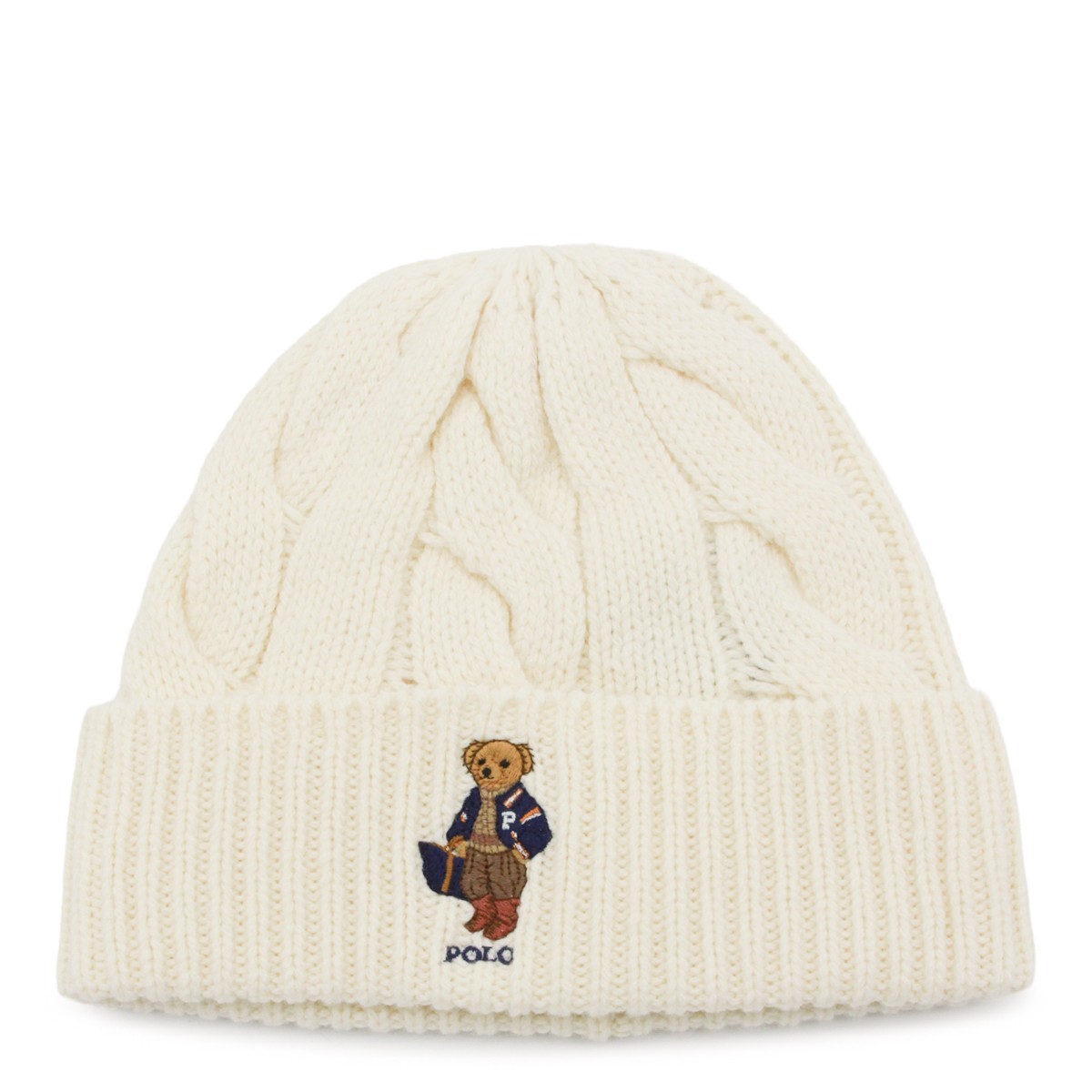 CREAM WOOL BEANIE