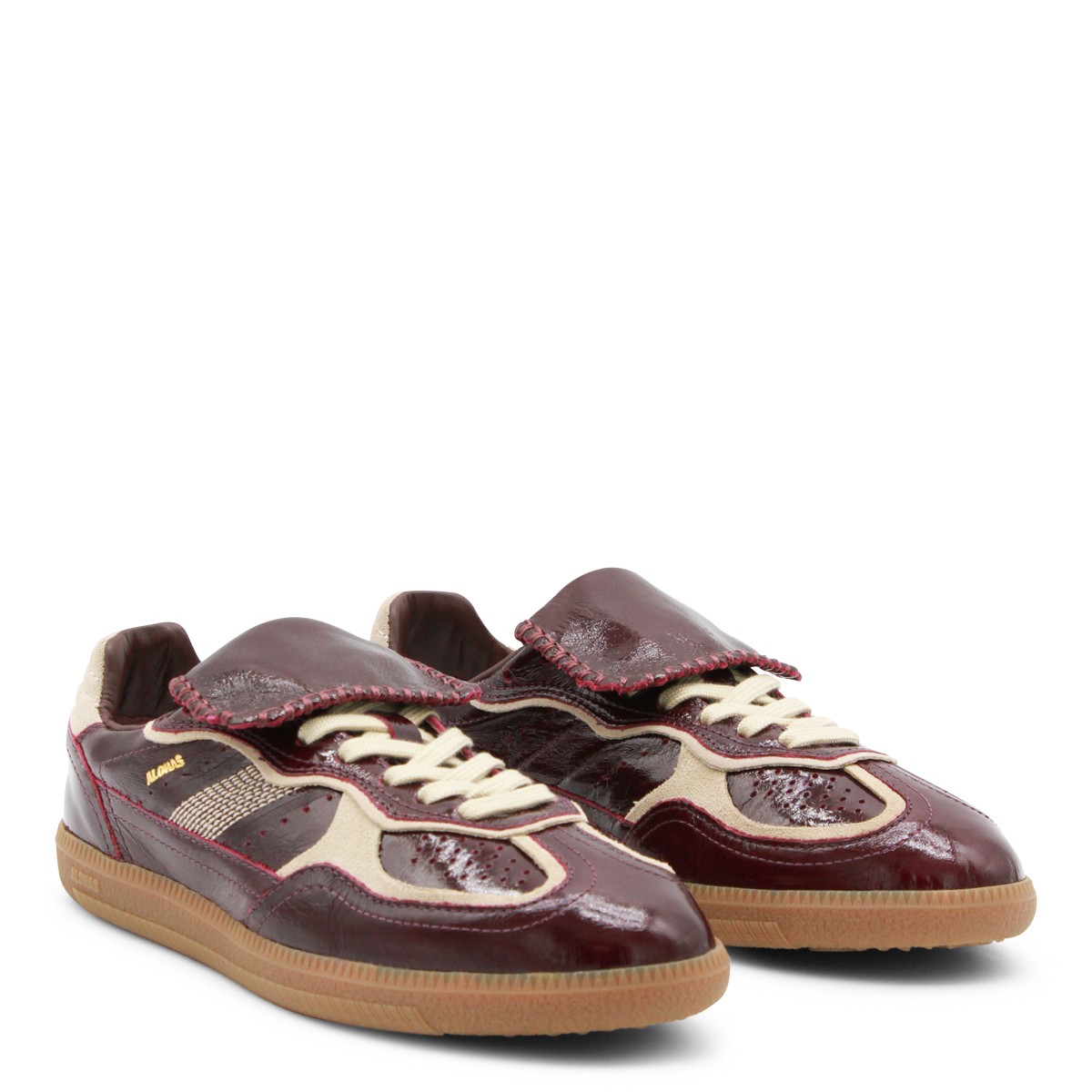 ONIX DEEP BURGUNDY LEATHER SNEAKERS