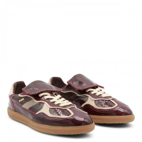 ONIX DEEP BURGUNDY LEATHER SNEAKERS
