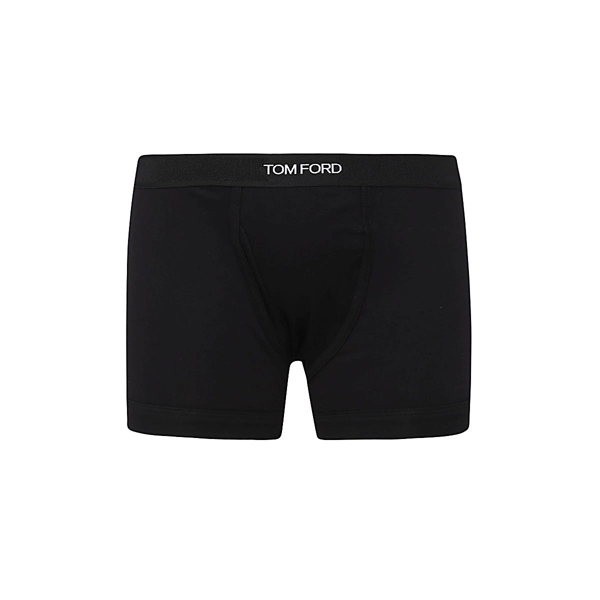 BLACK COTTON BOXER