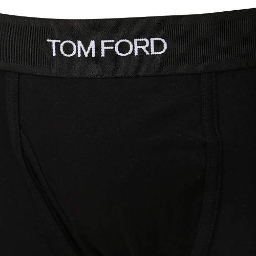 BLACK COTTON BOXER