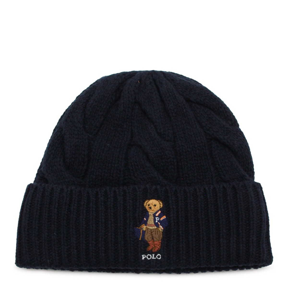 NAVY WOOL BEANIE