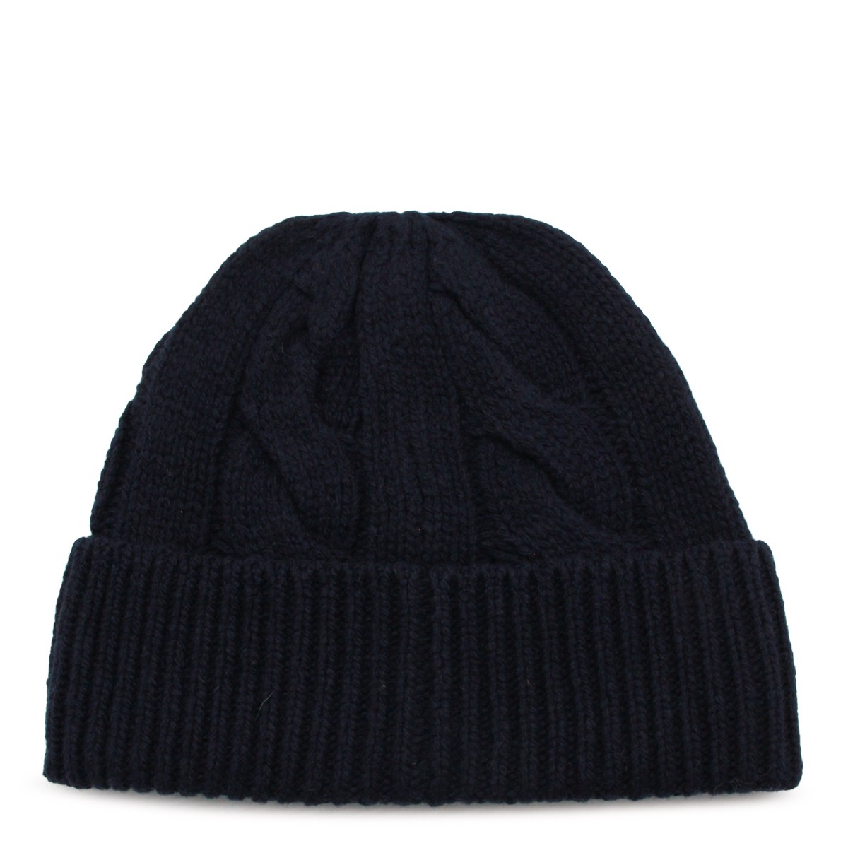 NAVY WOOL BEANIE