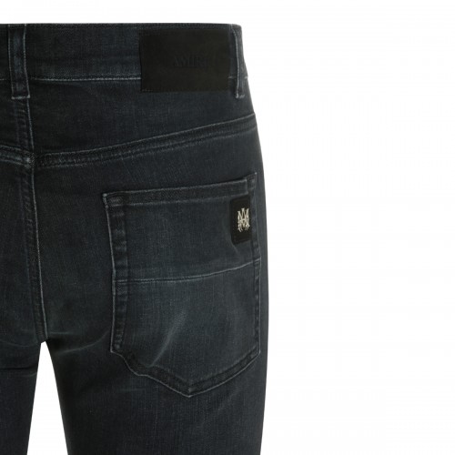 DARK GREY COTTON JEANS