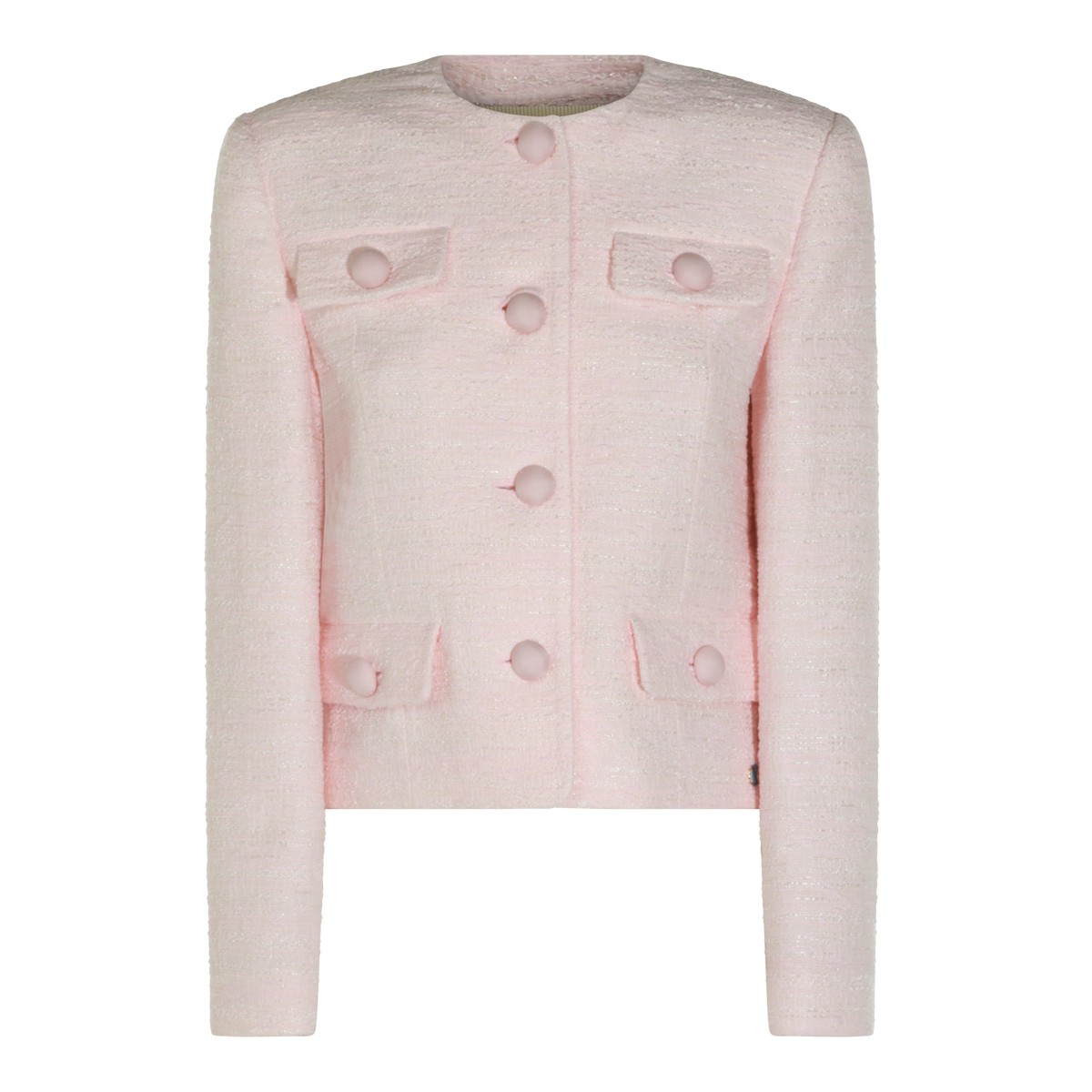 PINK COTTON CASUAL JACKET